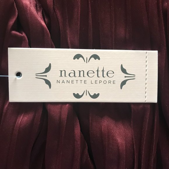 ✨HOST PICK✨Nanette Lepore High Neck Pleated Dress (NWT) - Picture 14 of 16